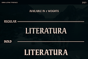 Obra Letra- Vintage Typeface, a Serif Font by Lurinzu Studios (Thumbnail 3 of 6)