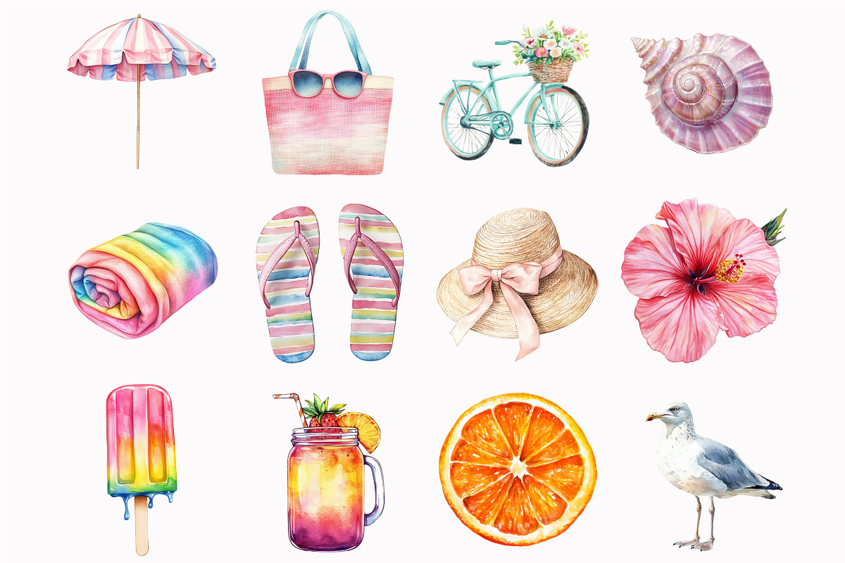 Cute Summer Planner, an Illustration by Design Market (Photo 4 of 4)