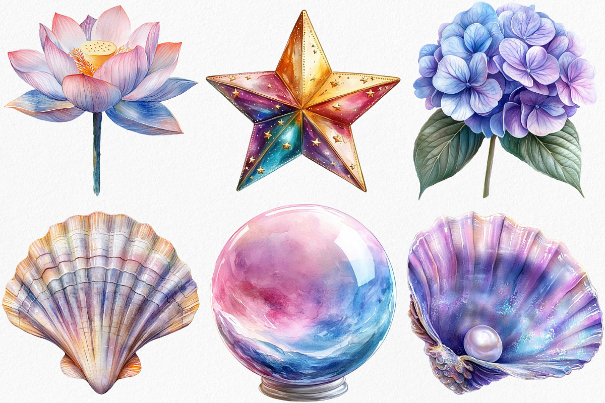 Beautiful Aesthetic Clipart, an Illustration by Canvas Craft (Photo 3 of 7)