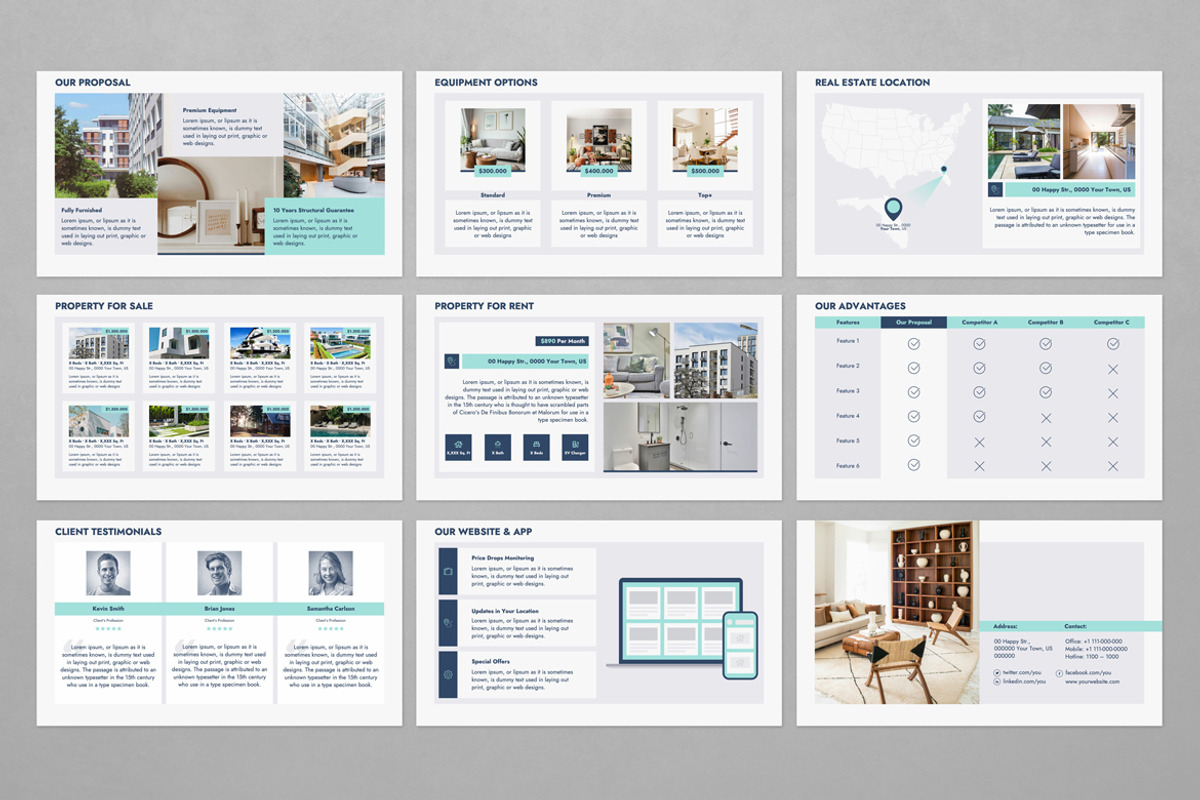 Real Estate Presentation Template, a Presentation Template by JetzTemplates (Photo 3 of 4)
