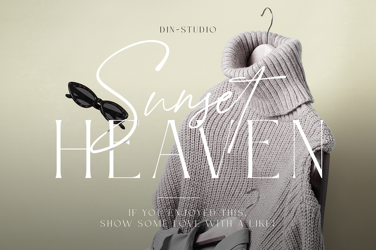 Sunset Heaven, a Serif Font by din-studio.com (Photo 15 of 15)