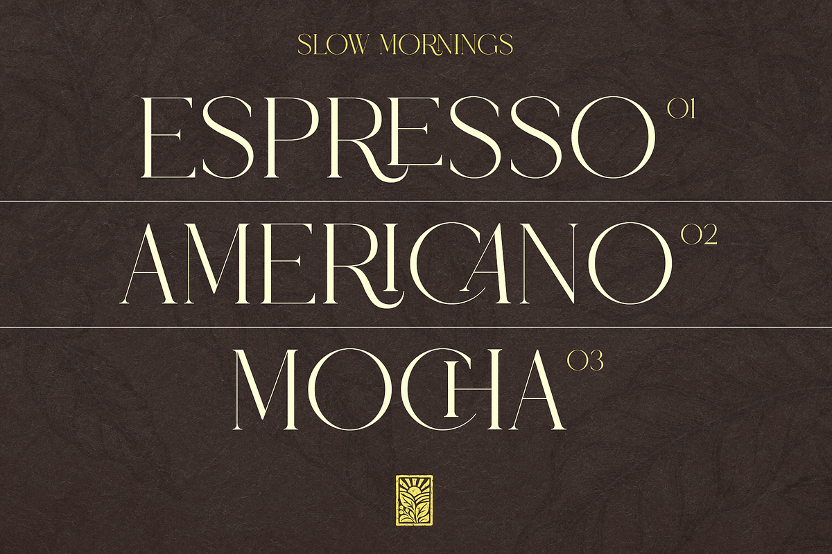 MEROVEL – Elegant Retro Serif, a Serif Font by ToniStudio (Photo 4 of 13)