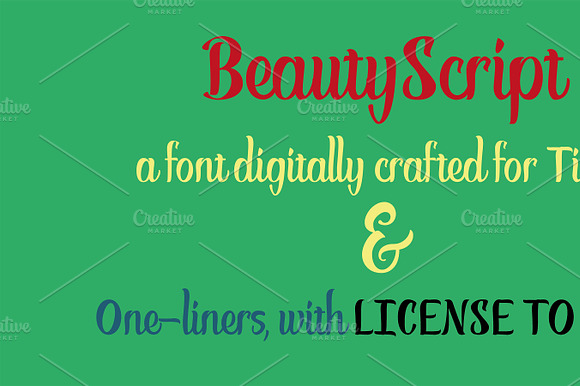 Beaty Script - Font preview 7