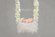 Digital Backdrop Newborn Photography, a Layer Style Add-On by Sweet Bambini Design (Thumbnail 1 of 6)