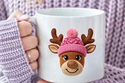 Crochet Faux Yarn Christmas Reindeer, an Illustration by Dream Creation (Thumbnail 5 of 5)