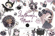 Cute Halloween Zombies Mega Bundle, a Seasonal Illustration by KaramfilaS (Thumbnail 1 of 15)