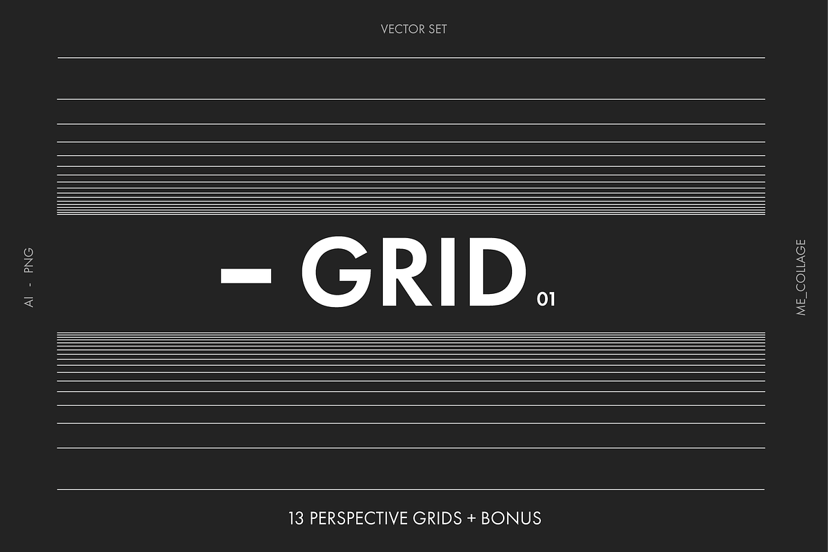 Vector Perspective Grids, an Object Graphic by ME_COLLAGE (Photo 8 of 14)