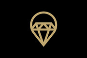 Diamond Pin Logo, a Branding & Logo Template by Buqancreative (Thumbnail 4 of 4)