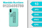 Vector clipart Mandala numbers, an Object Graphic by Nataliia Toporovska (Thumbnail 2 of 5)