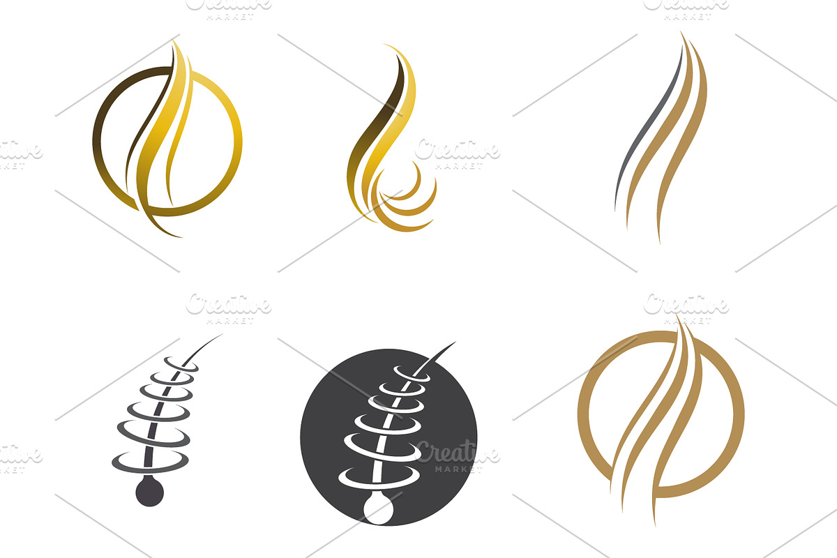 Hair treatment health care logo, a Branding & Logo Template by LOGOCREATIVE