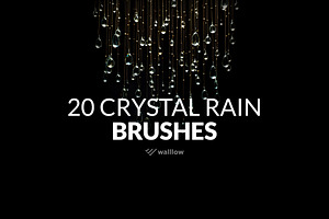 Crystal Rain Photoshop Brushes