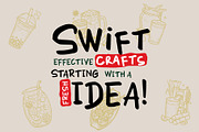 Quick Scribble - Food Base Font, a Handwritten Font by Inviline.co (Thumbnail 7 of 12)