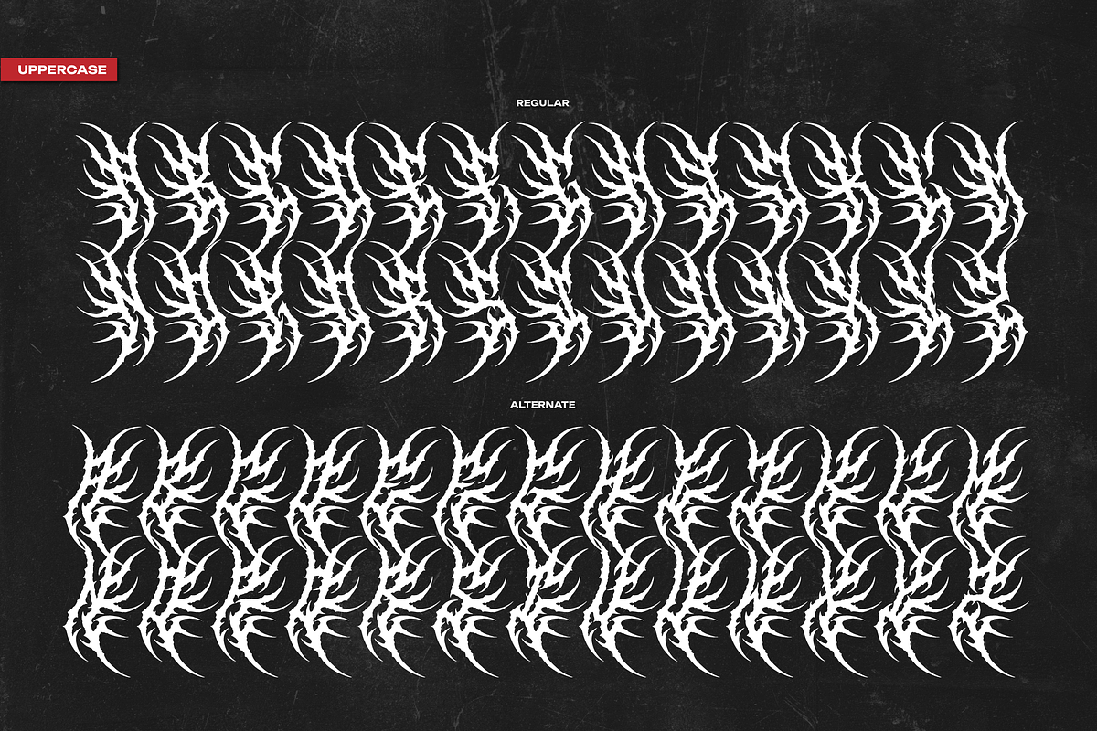 Shrivel | Black Metal Typeface, a Blackletter Font by Denustudios (Photo 11 of 12)