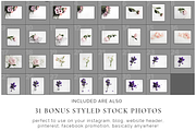 Blush & Lavender Bloom Bundle, a Print Template by Imperium Nordique (Thumbnail 6 of 6)