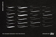 Pen Drawer Procreate Brush Set, a Brush Add-On by Inky Pixels (Thumbnail 3 of 7)