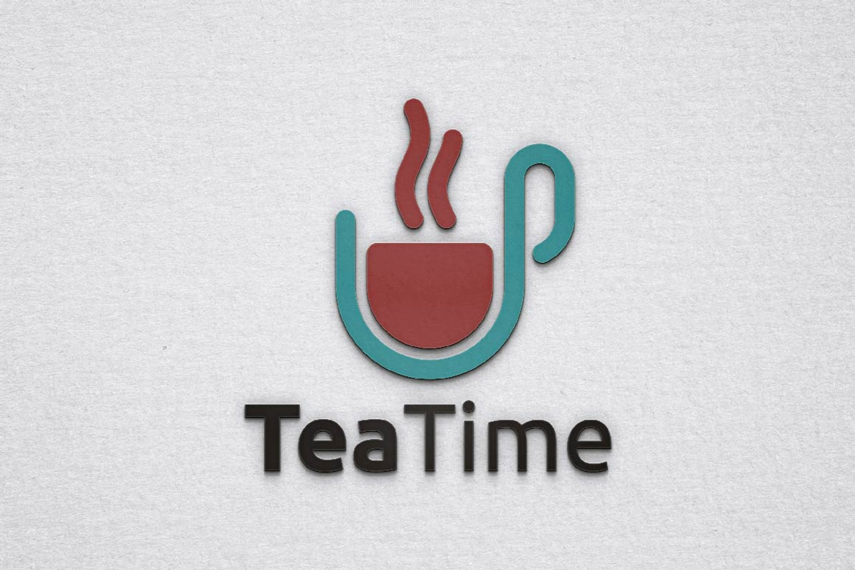 Hot Tea Time Break Drink in Cup Logo, a Branding & Logo Template by jongcreative (Photo 2 of 4)