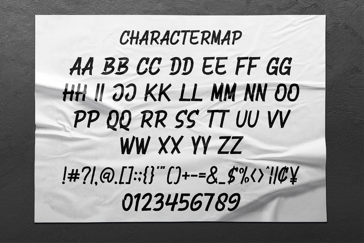 Singen Crash || Brush Display Font, a Handwritten Font by Idea Studio (Photo 5 of 5)