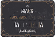 Black Arcade, a Script Font by Vintage Division (Thumbnail 13 of 20)