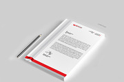 Letterhead 3 with MS Word File, a Stationery Template by RQ Designs (Thumbnail 2 of 4)
