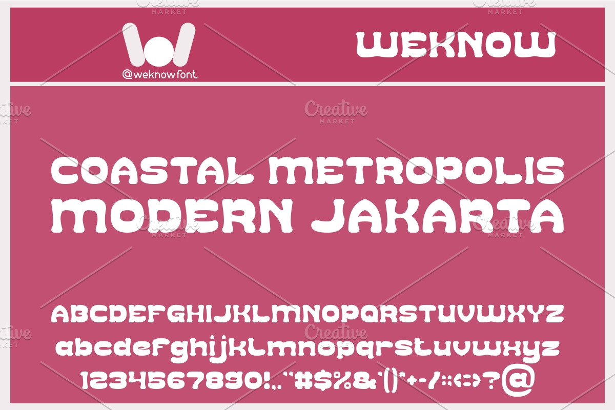 Geographic font, a Font by weknow (Photo 4 of 5)