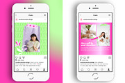 Instagram Social Media CANVA Cute, a Social Media Template by Vermeulen Design Studio (Thumbnail 3 of 6)