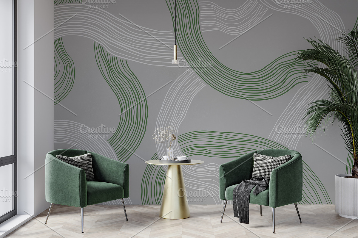 Wallpaper mockup - luxury interior, a Household Mockup by Hunny Badger (Photo 6 of 6)