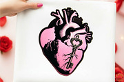 Vintage Goth Valentine Gothic Clip A, an Illustration by designcity5 (Thumbnail 4 of 5)