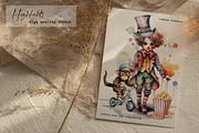 Watercolor Circus Spectacular, an Illustration by Dazzling Art Boutique (Thumbnail 4 of 9)