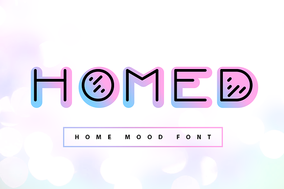 Homed| color home mood font preview 6
