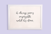 Hypnotic Script, a Handwritten Font by Beck McCormick (Thumbnail 6 of 10)