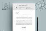 Simple Resume Template Brown, a Resume Template by AdeevaResume (Thumbnail 4 of 4)