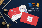Neuro Clinic Business Card, a Business Card Template by graphicsunday (Thumbnail 1 of 4)