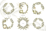 Watercolor Olives collection, a Graphic by MayaNavits (Thumbnail 15 of 25)