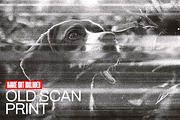 Old Scan Print, a Layer Style Add-On by dokudokunomi (Thumbnail 1 of 5)