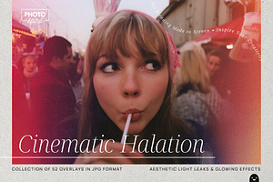 Cinematic Halation Overlays