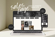 Canva One-Page Sales Page Template, a Landing Page Template by Ivyandpalette (Thumbnail 1 of 7)