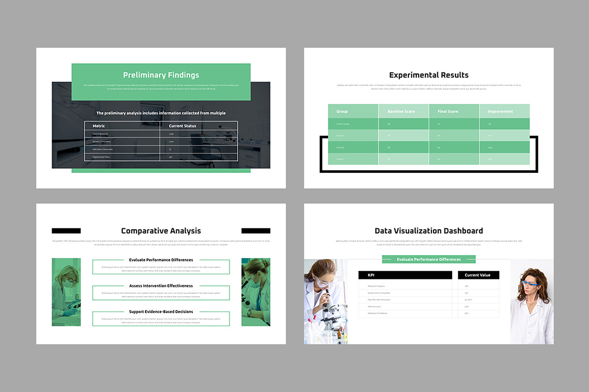 Scientific Presentation template, a Presentation Template by White Graphic (Photo 7 of 11)