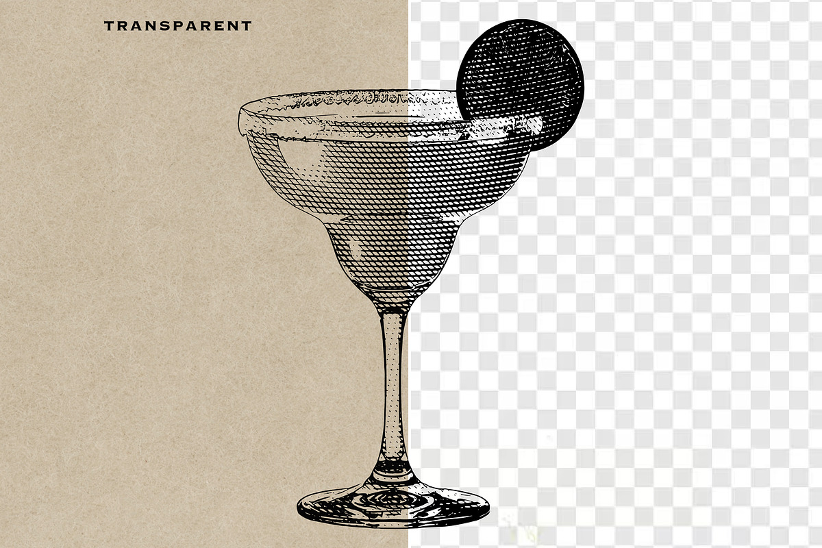 Cocktails Engraving Collection, an Object Graphic by Kaizla03 (Photo 4 of 4)