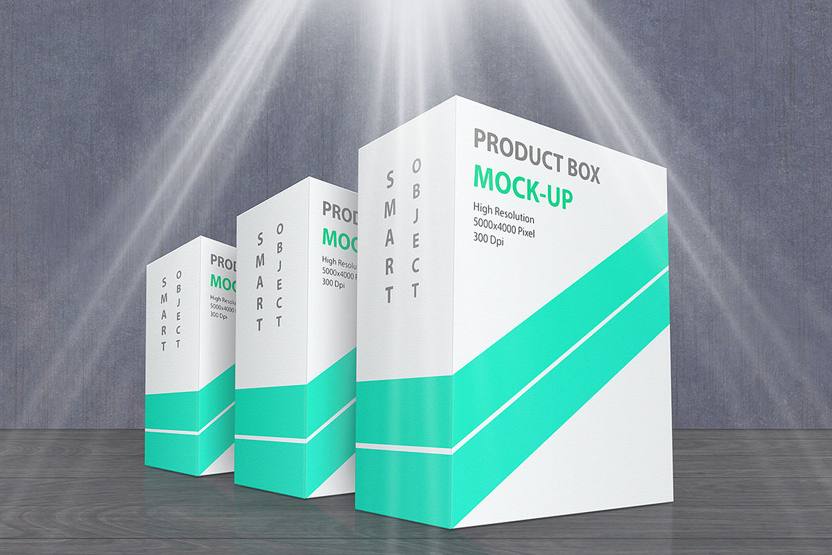 Product Box Mock-Up 09, a Print Template by Graphicsworld125 (Photo 7 of 15)