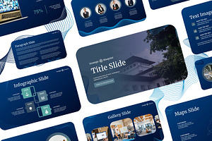 Blueprint Business Presentation, a Presentation Template by Interpitch