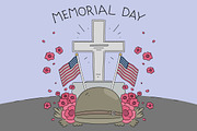 Memorial Day Tribute Set, an Illustration by Bekeen.co (Thumbnail 5 of 5)