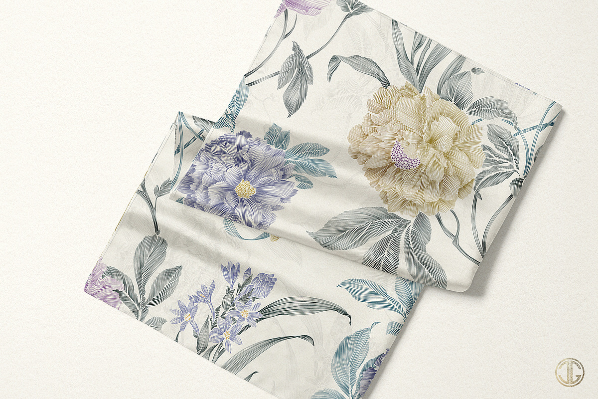 PAEONIA - Seamless Peony Pattern, a Pattern Graphic by C & G (Photo 6 of 7)