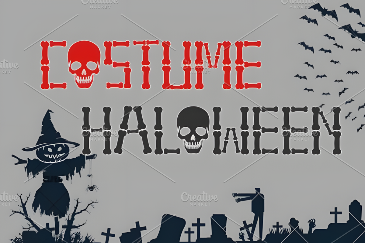 Ghost Skeleton Font, a Handwritten Font by Design Station (Photo 3 of 7)
