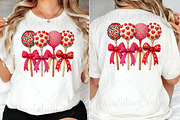 Faux Crochet Valentines Lollipop Png, an Illustration by OK Design (Thumbnail 6 of 6)