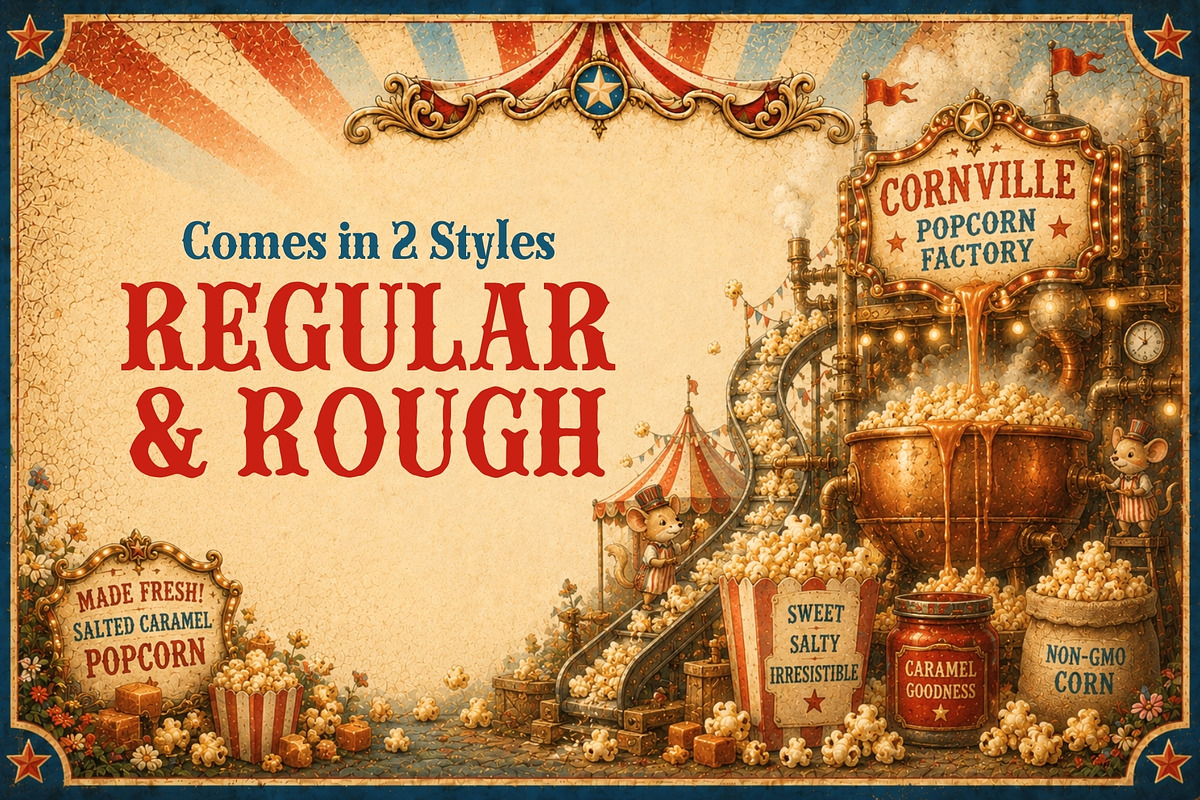 Cornville - Carnival Typeface, a Sans Serif Font by HipFonts (Photo 6 of 9)