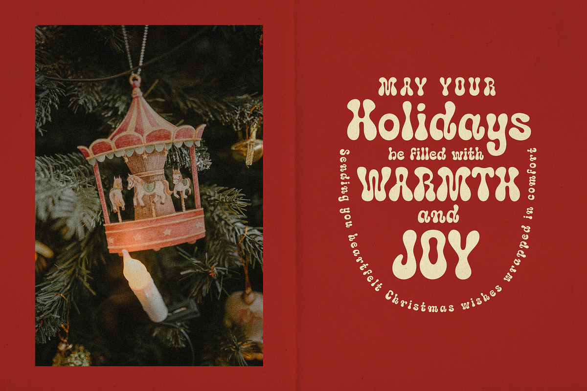 SnowWeaver Bubbly Christmas Font Y2K, a Sans Serif Font by Struvictory.art (Photo 8 of 8)