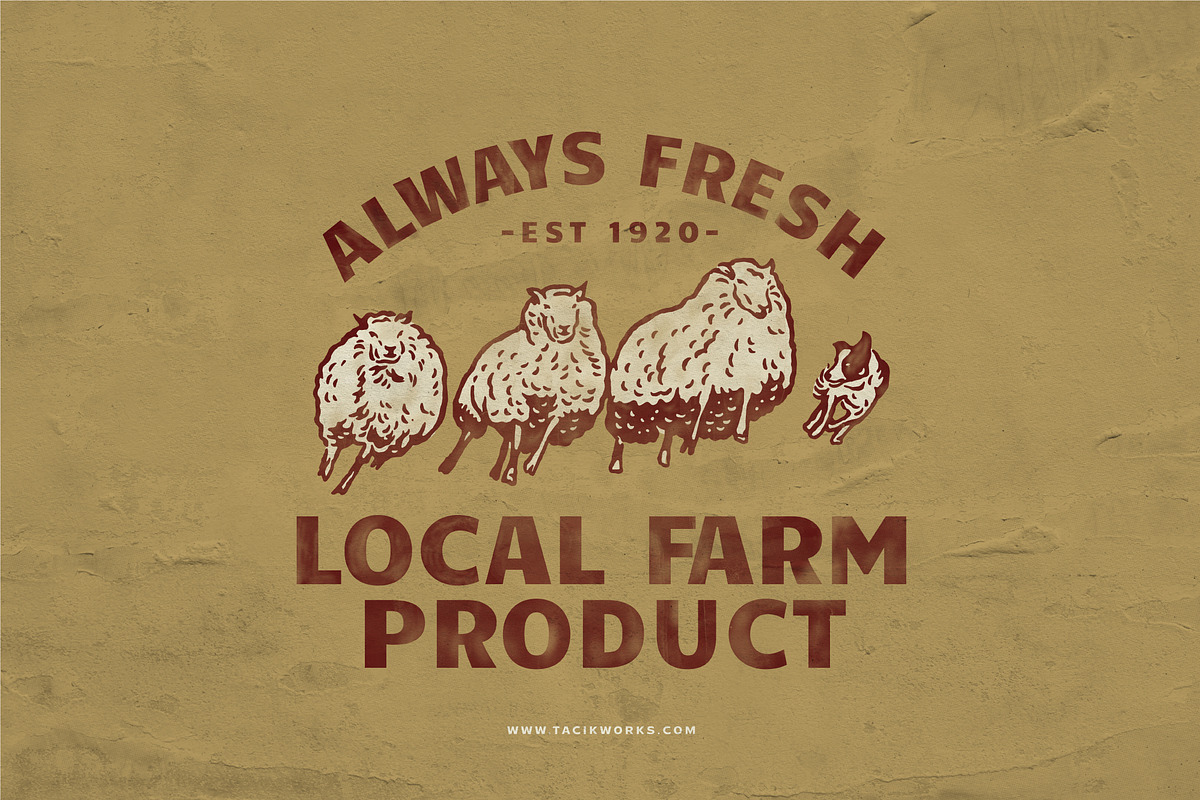 Hand Drawn Farmer Illustrations, an Animal Illustration by Wortfice (Photo 4 of 6)