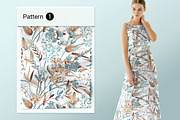 Floral Pattern, a Background Graphic by Yulia Ogneva (Thumbnail 3 of 9)