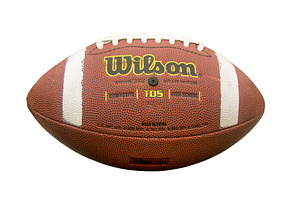 American football game ball isolated, a Sports & Recreation Photo by BOOCYS