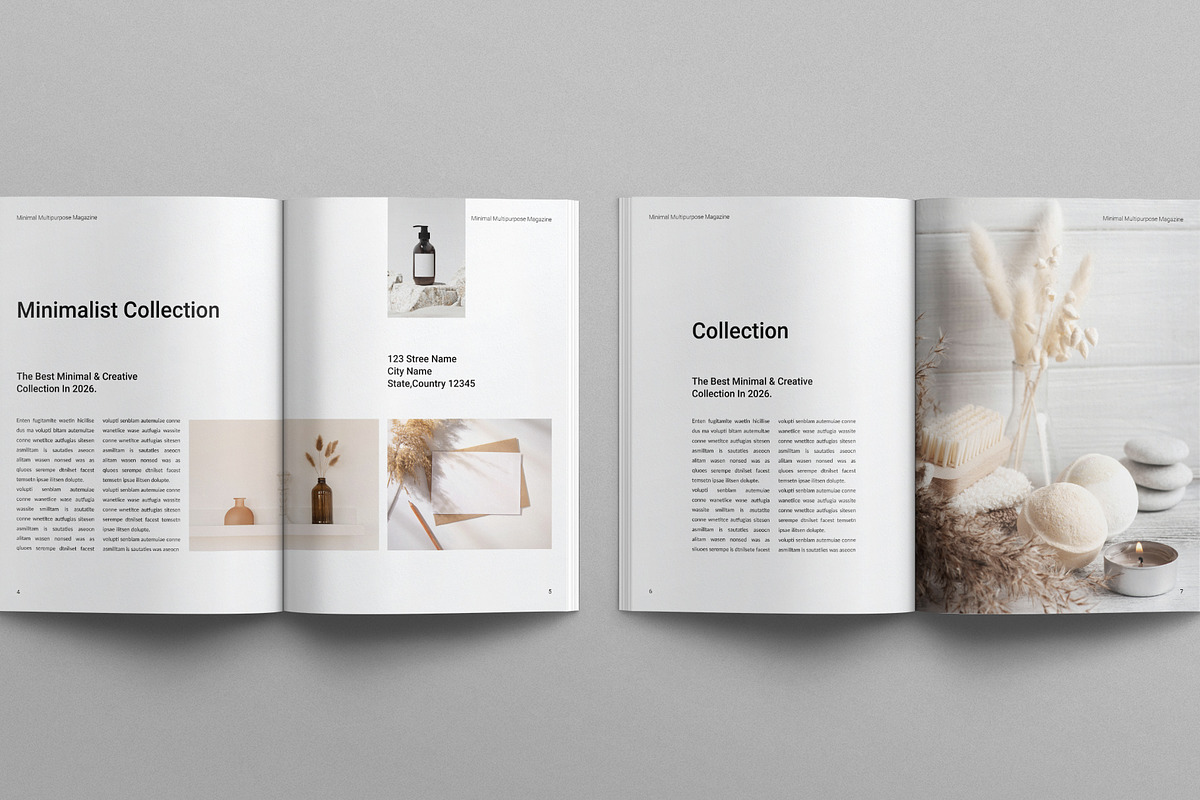 Minimal Multipurpose Magazine, a Magazine Template by E-Type (Photo 3 of 11)
